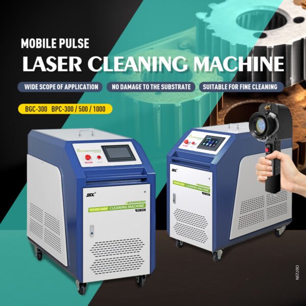 500W 1000W Pulse Laser Cleaning Machine Laser Metal Rust Oil Paint Coating Removal for Aerospace Automotive Manufacturing