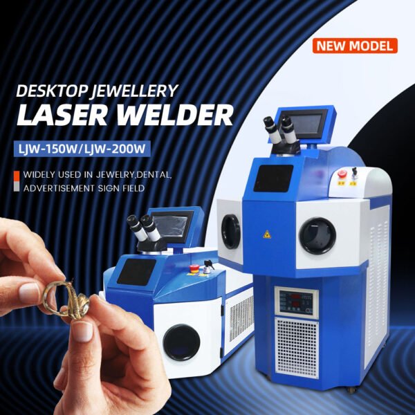 150W 200W Desktop Jewelry Laser Welder Jewellery Laser Welding Machine