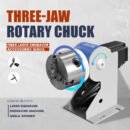 SFX D69 D80 D100 D125 Three-Jaw Rotary Chuck Rotary Axis for Fiber Laser Marking Machine