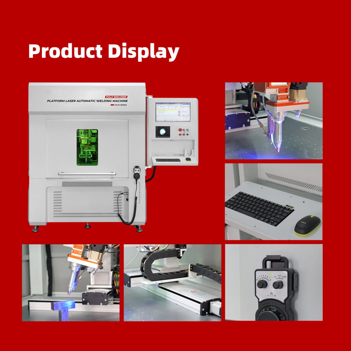 1500W 2000W 3000W Fully Enclosed Platform Automatic Laser Welding ...