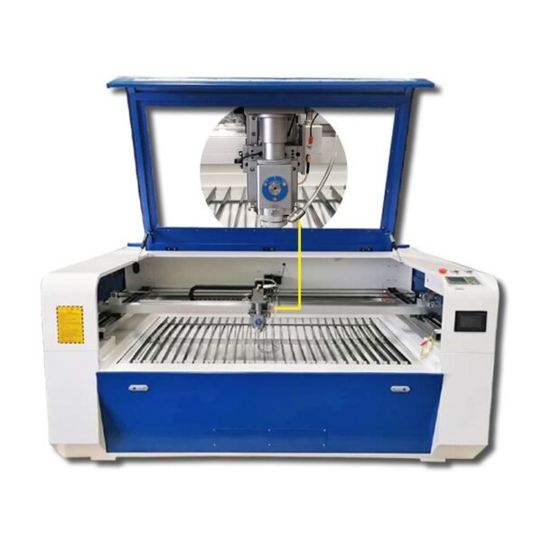 150W/180W Hybrid CO2 Laser Cutter Laser Engraver with 1300×900mm Workbench and S&A Water Chiller for Metal&Non-Metal Cutting