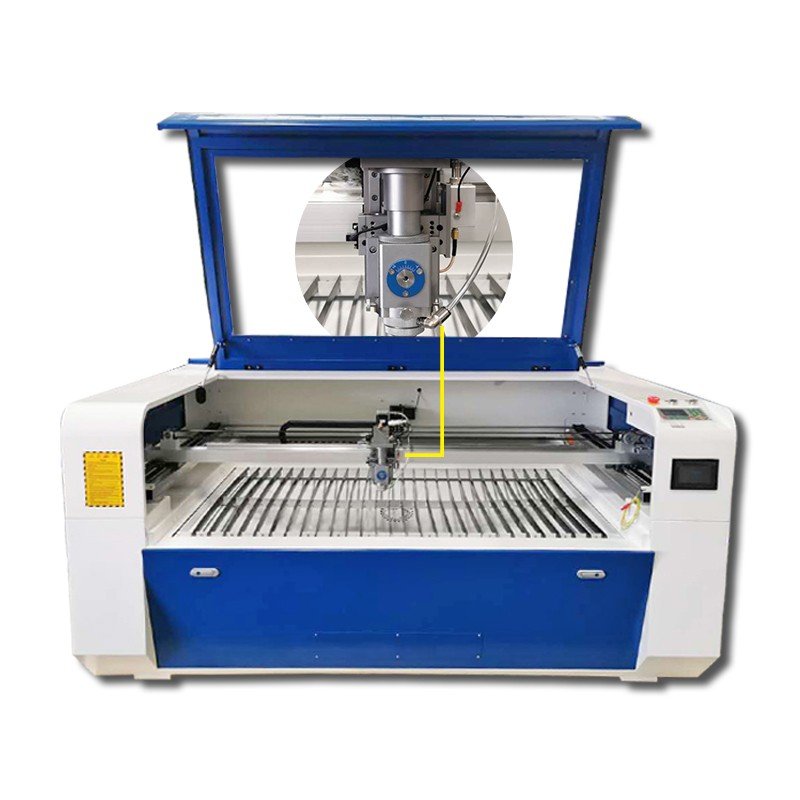 150W/180W Hybrid CO2 Laser Cutter Laser Engraver with 1300×900mm Workbench and S&A Water Chiller for Metal&Non-Metal Cutting