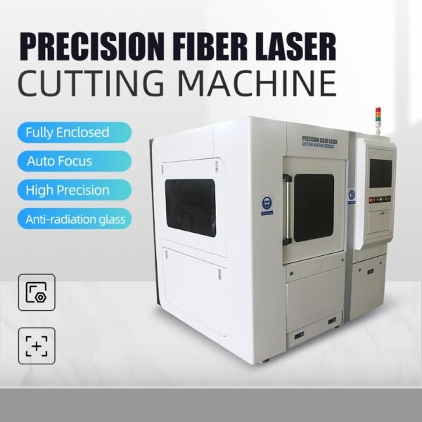 PFLC-6080 1500W/2000W/3000W High Precision Fiber Laser Cutting Machine 600*800mm (24"*32") Working Area for Gold Silver