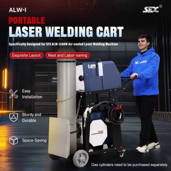 SFX ALW-1200 Air Cooled Laser Welding Machine Portable Laser Welding Cart