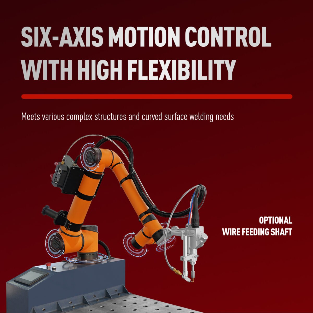 SFX 1500W 2000W 3000W Robotic Laser Welding Workstation Six-Axis ...