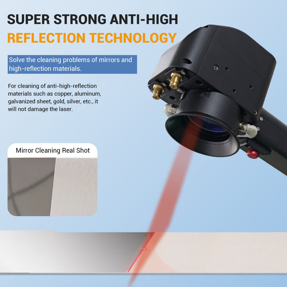 SFX AGC 300W 500W SmartLink Air Cooled Pulse Laser Cleaning Machine ...