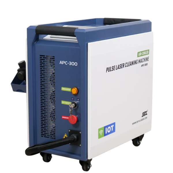SFX APC 300W 500W IoT Air Cooled Laser Cleaner Laser Wood Cleaning Machine with IoT Technology and Self Propelled Device