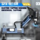 US Stock 110V SFX-M16R M3-M16 Electric Tapping Machine Universal Tapping Arm Metal Tapping Machine GT12 ANSI Collets Included