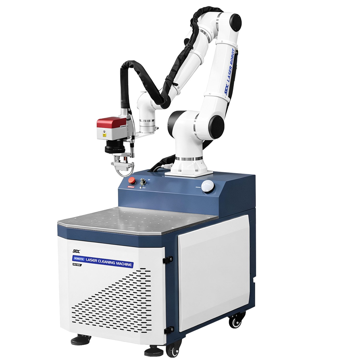 SFX 500W Robotic Laser Cleaning Machine Precision 6-Axis Automated Rust Paint Oxide Layer Laser Cleaning Solution