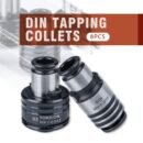 GT12 DIN Tapping Collet Chucks 8PCS for SFX-16R Electric Tapping Machine High Precision Quick Change Compatible for GT12 DIN Collet Holder M3 M4 M5-M6 M8 M10 M12 M14 M16