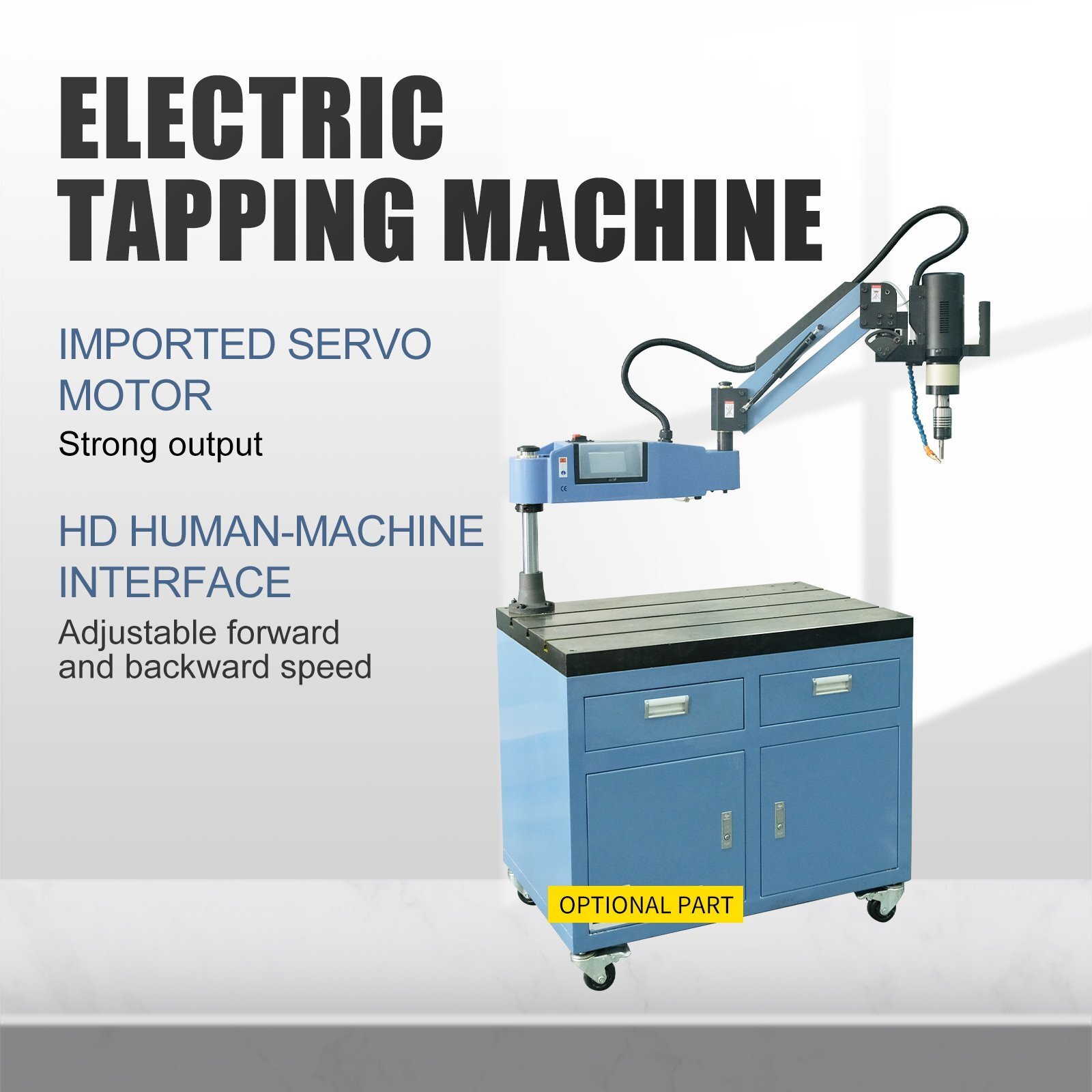 US Stock SFX M6-M36 Automatic Electric Tapping Machine M36R Universal Electric Tapping Arm with Oil Sprayer - Image 6
