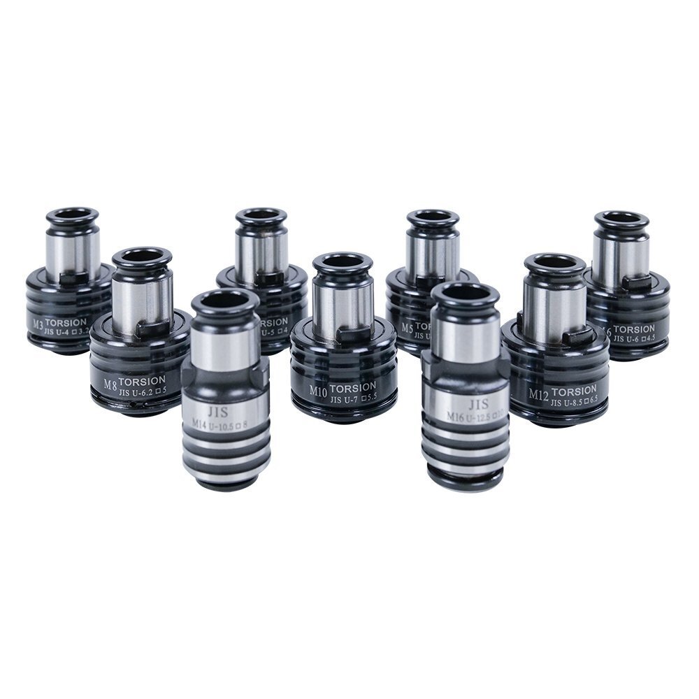 JIS GT12 Tapping Collets Chucks Set 9PCS for SFX-M16R Electric Tapping Machine Quick Change M3 M4 M5 M6 M8 M10 M12 M14 M16 - Image 15
